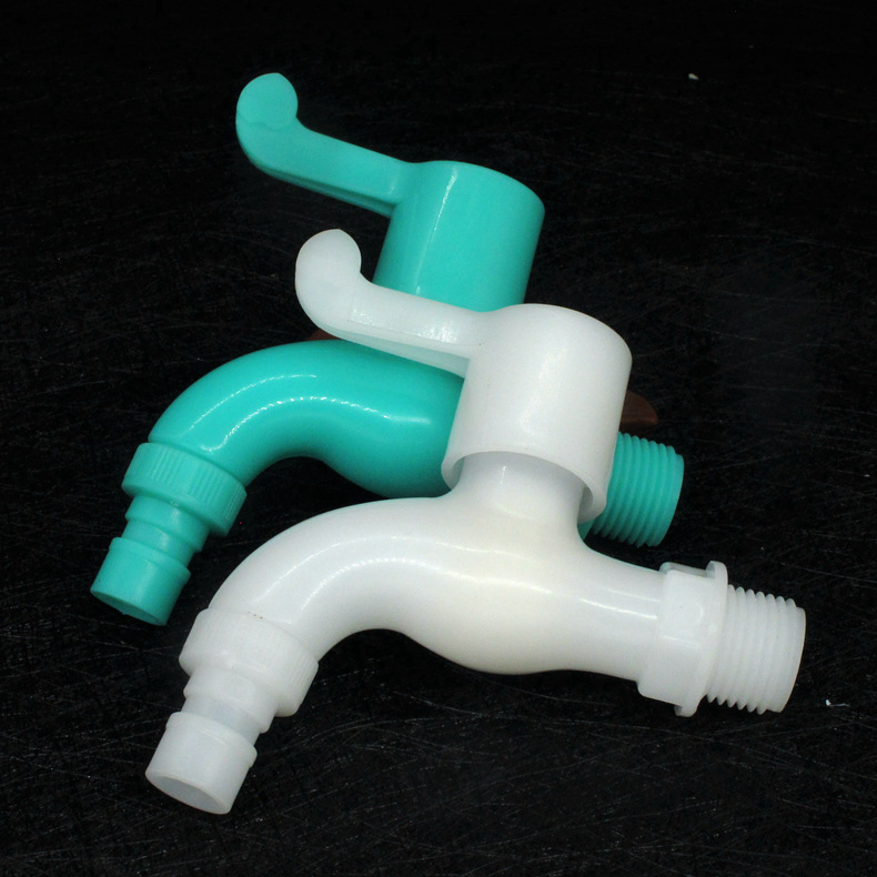 Single Handle Bibcock Plastic PVC Water Faucet Kitchen Tap Bathroom Bibcock