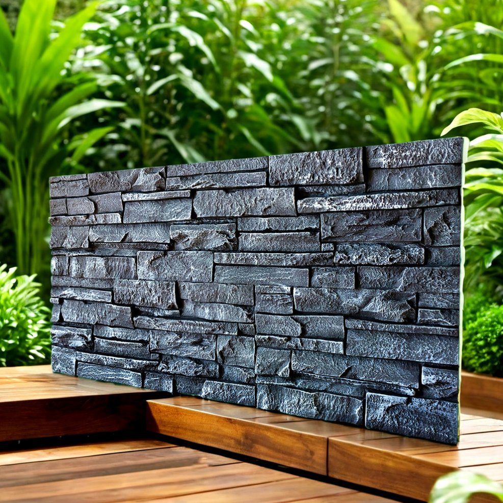 2025 New Design Outdoor Decorative Wall Panel 3D PU Faux Stone Wall Panel for Exterior Wall Decoration Faux Stone Panel Made of Polyurethane