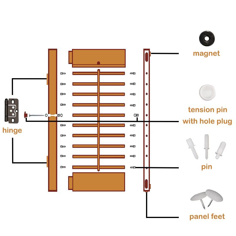 Plantation Shutter Parts Window Shutter Accessories Supplier