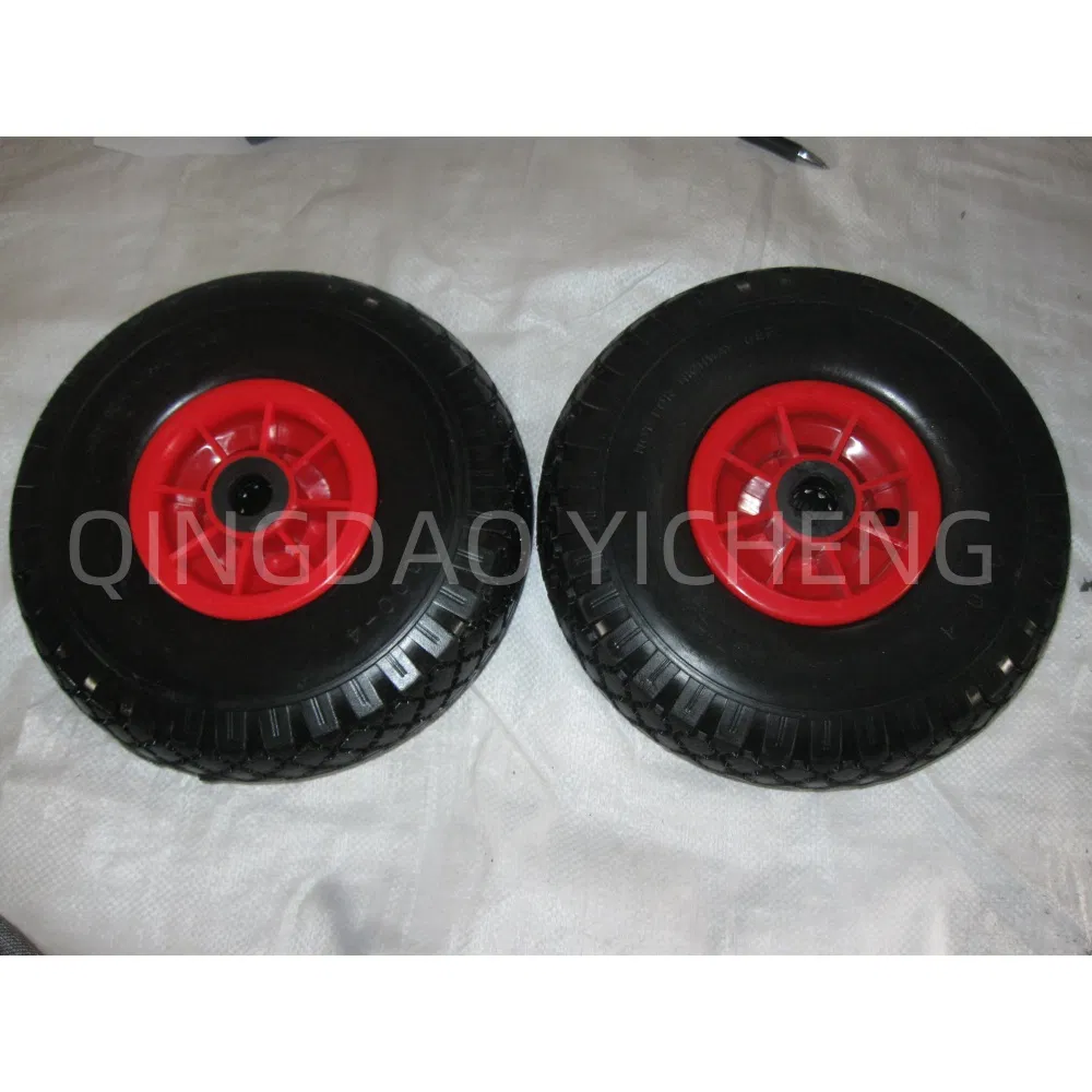 10 Inch Pneumatic Tires for Wheelbarrow Hand Truck & 3.00-4 Garden Carts Air-Filled Replacement Wheels