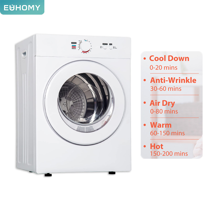 Compact Living Dryer 120V Stainless Steel Portable Design