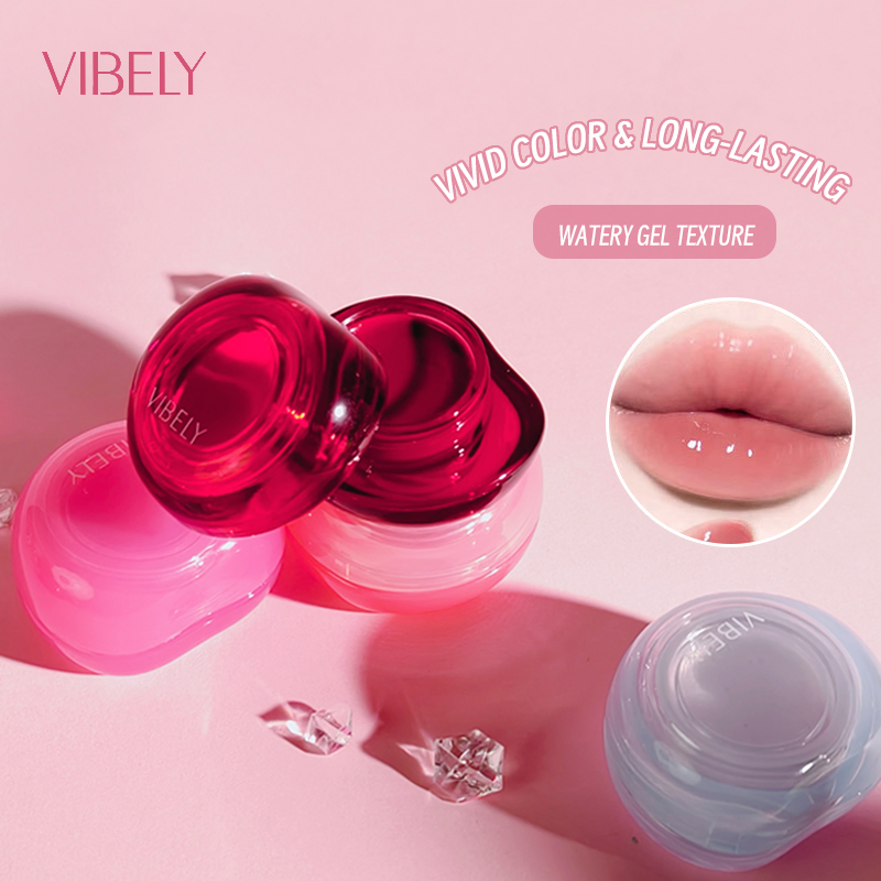 Makeup Cosmetics Wholesale Moisturizing Lip Cheek Hydrating Water Light Glossy Jelly Lip Gloss Blush
