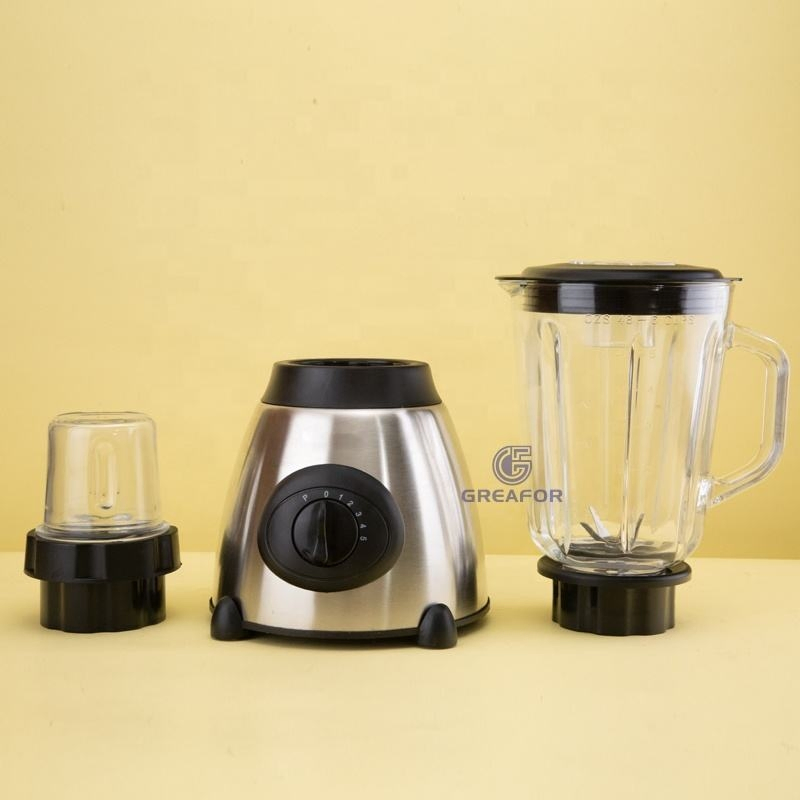 New Design Glass Jar Kitchenware Mixer Grinder Juicer Food Fruit Processor Blender