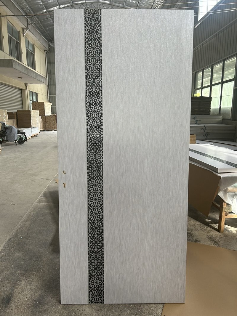 Eco-Friendly Waterproof WPC Interior Door Wood Plastic Composite Door for Bedroom