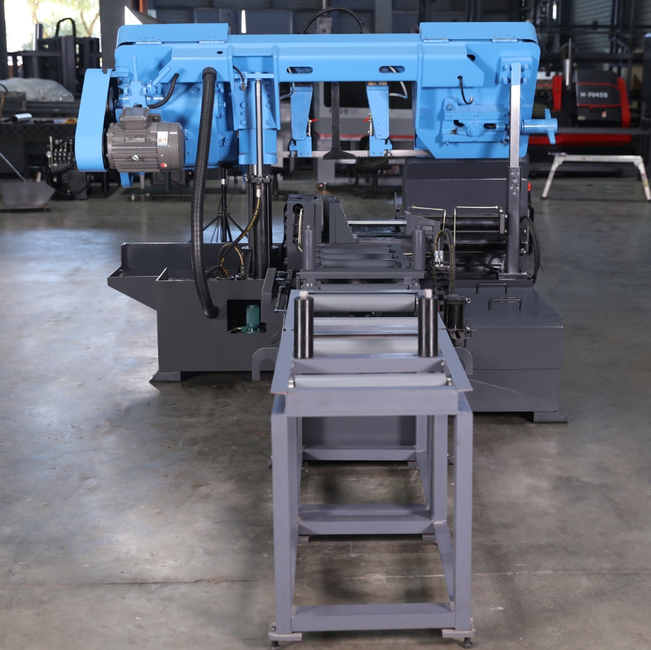 Ленточная пила по металлу полуавтоматическая 330 мм угол 45 градусов CE