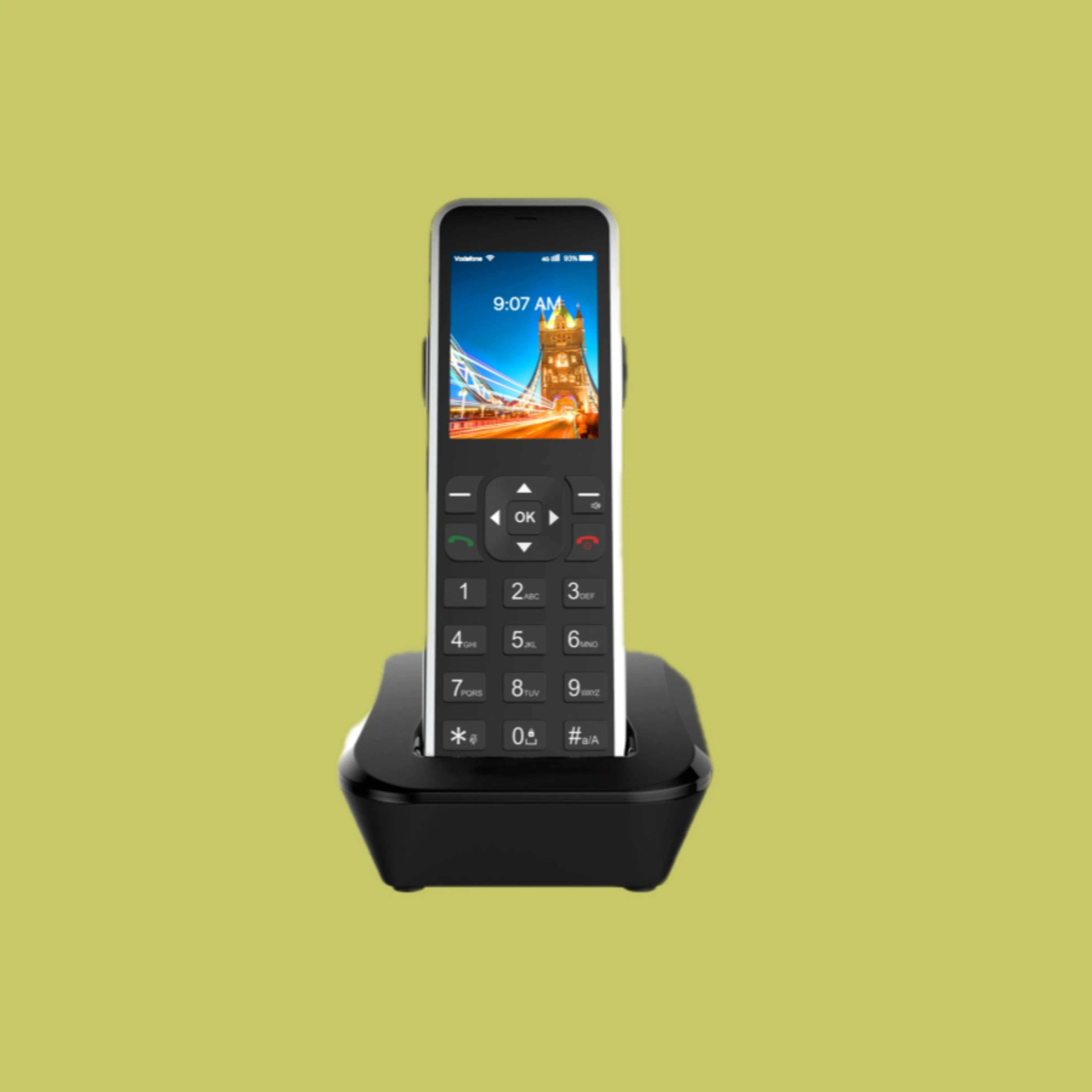 Smart Desk Phone with WiFi Hotspot 2.4-Inch Color TFT