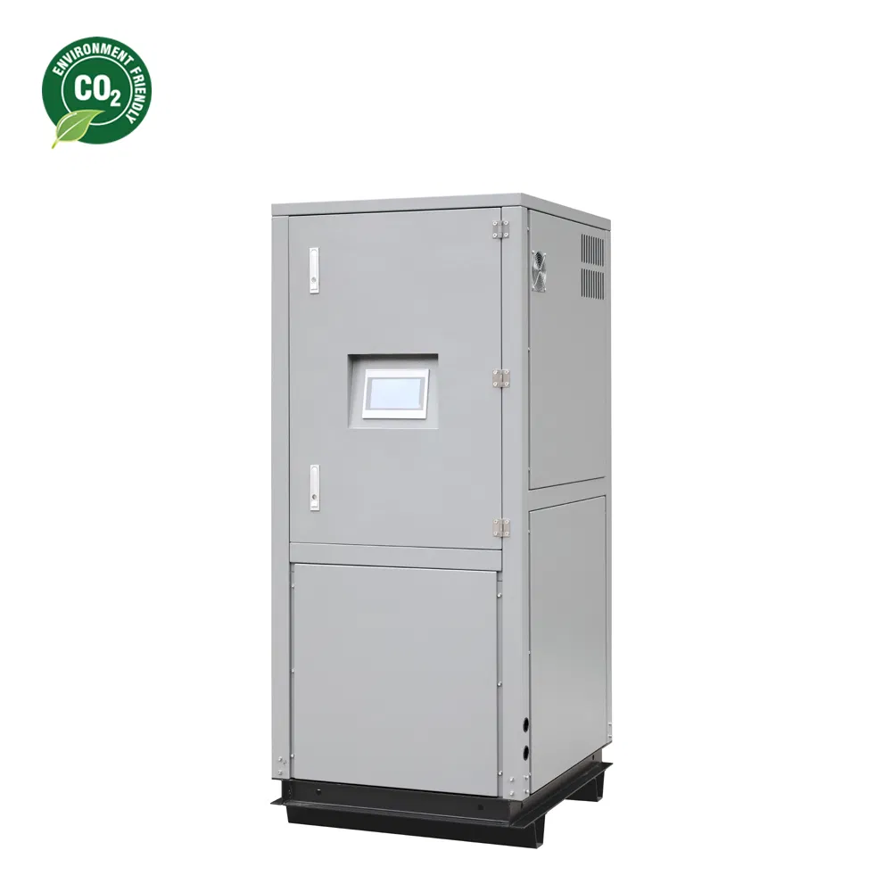 Water Source CO2 Heat Pump for District Heating