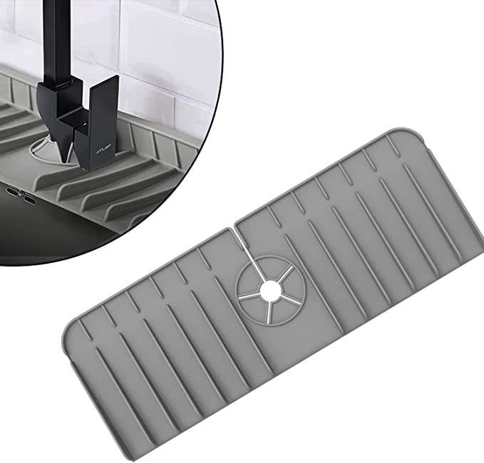 Брызгозащитный коврик для раковины из силикона