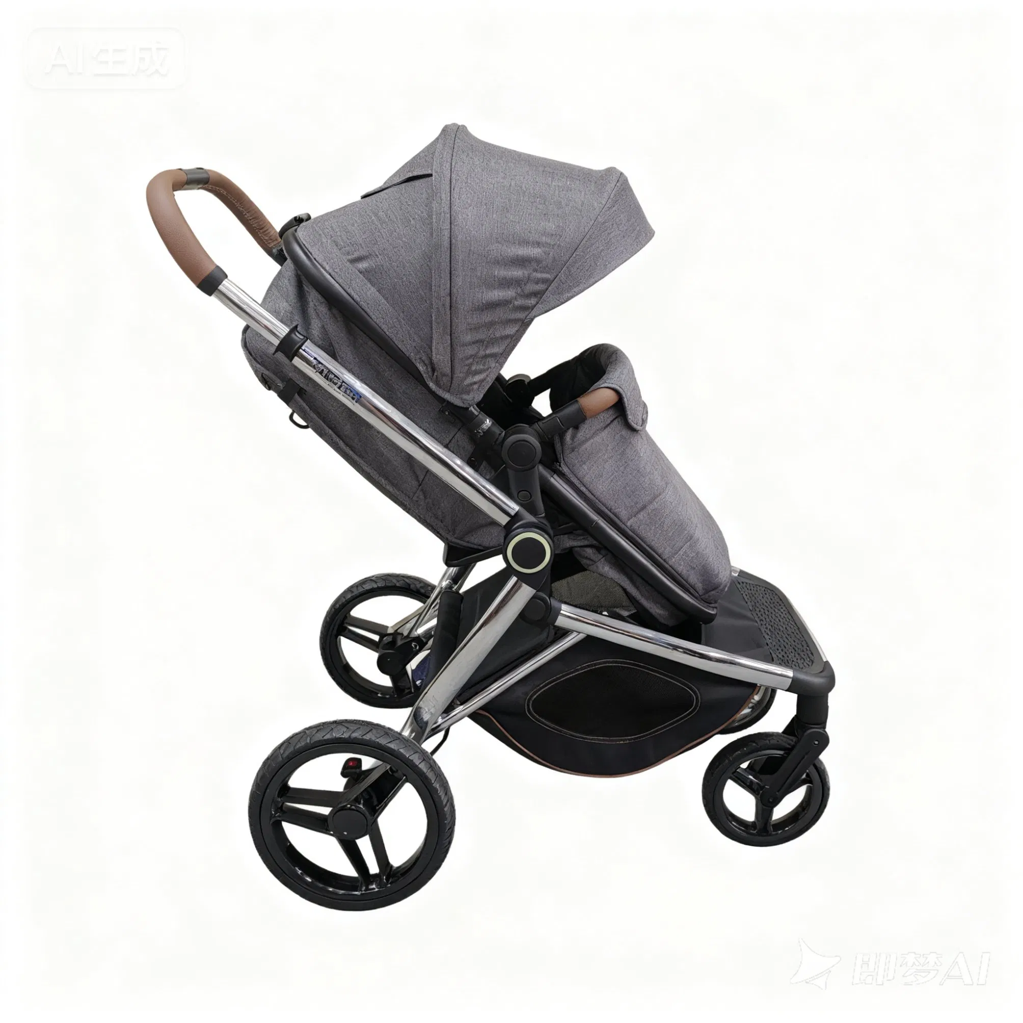 Factory Manufacturer En1888 Good Quality 3 in 1 Auto Folding Lightweight Travel Baby Stroller