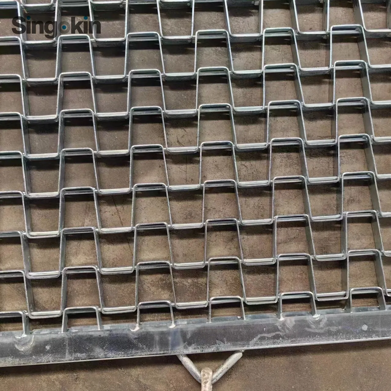 Factory 4X3FT 3X5FT 6X6FT 6X3FT Galvanized Steel Yard Tuff Drag Mat for Baseball Fields