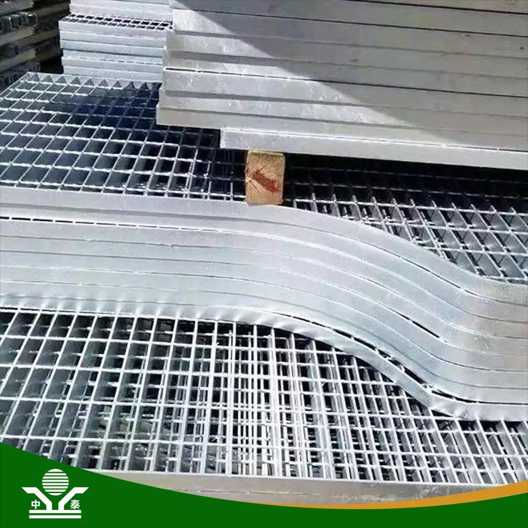 Galvanized Safe Grid Serrated Bar Steel Grating for Anti-Slip Places