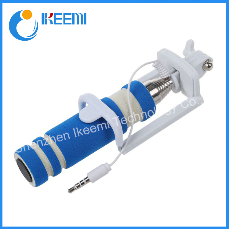 Складной монопод для селфи с проводным управлением