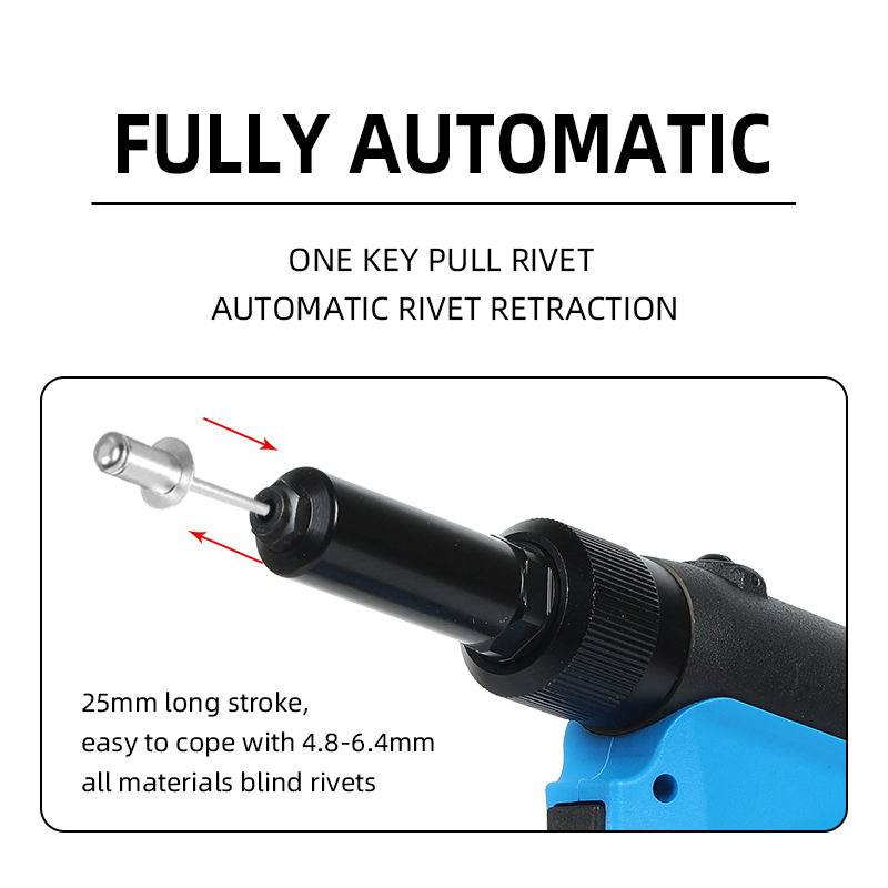 Rocol Official Store Brand Pneumatic Riveter Rl-4000h Seahorse Nail Galvanized Stainless Steel Nail Rivet Tool
