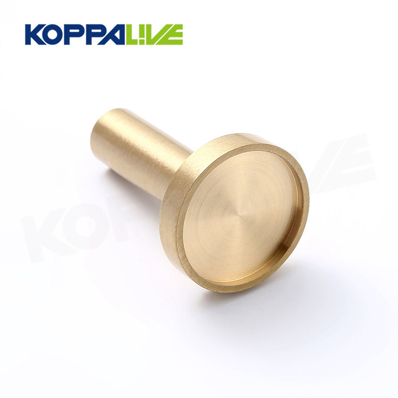 Крючок настенный Koppalive Modern Nordic, латунь
