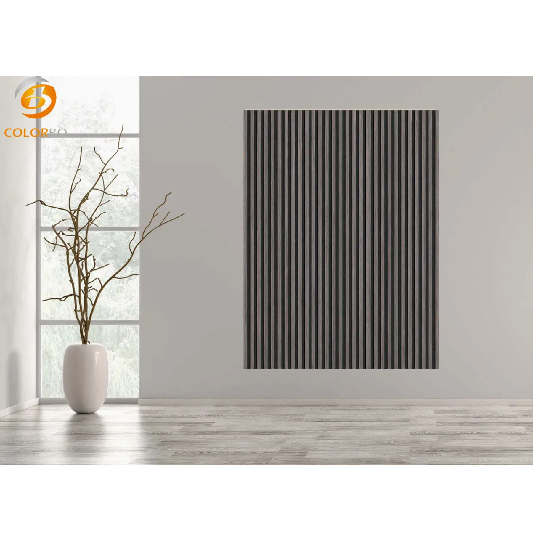 15mm gap distance 2400*600mm ceiling material PET wall panel with ISO