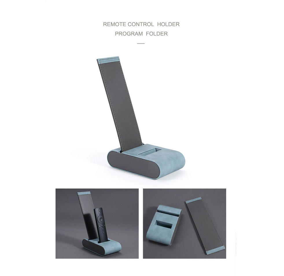 Light Industry Daily Use Wholesale Furniture Guestroom Items Leather TV Remote Holder