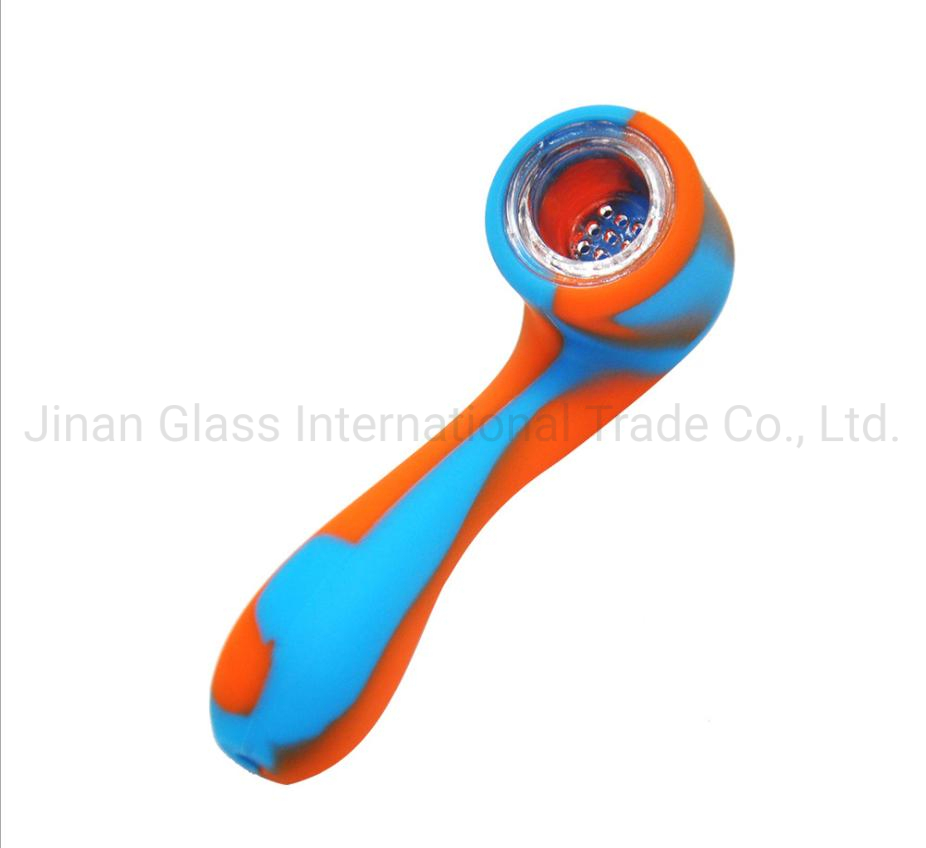 Hot Sale Camouflage Pattern Portable Silicone Pipe