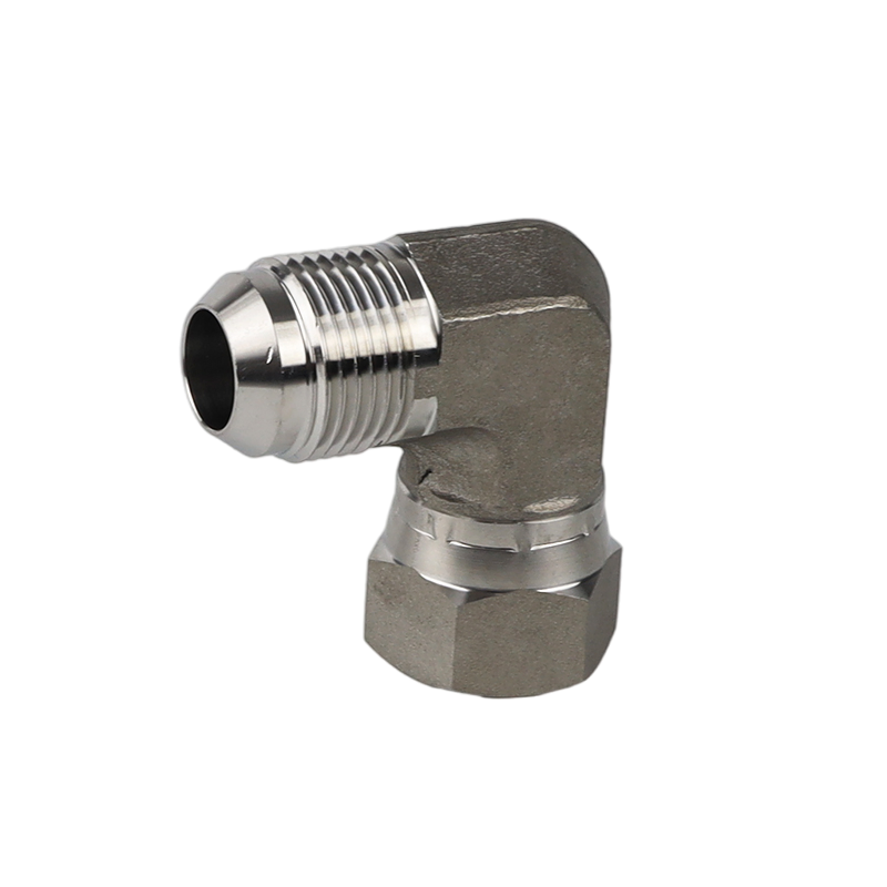 Гидравлический фитинг 90° 2J9 с накидной гайкой, нержавеющая сталь