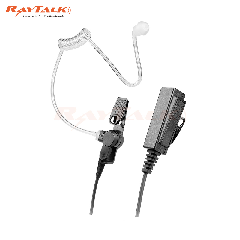 Radio Walkie Talkie Noise Canceling Headset Acoustic Tube Earpiece for Motorola Xpr 6350 Xpr6550