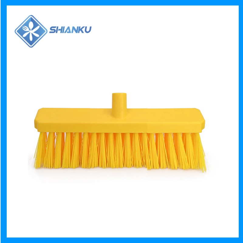 Shianku Food Grade Strong and Durable Plastic Push Broom Industrial Sweeping Broom