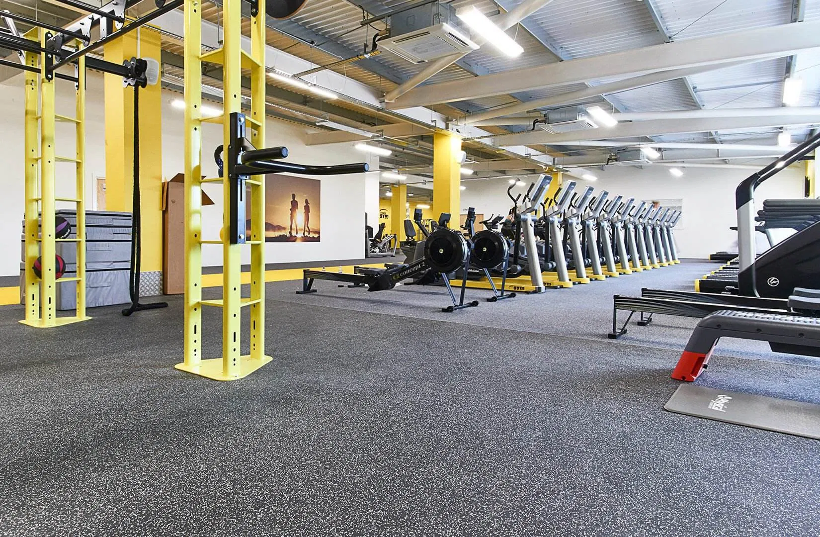 Factory-Production EPDM&SBR Fitness Room Floor Gym Rubber Floor for Fitness Room