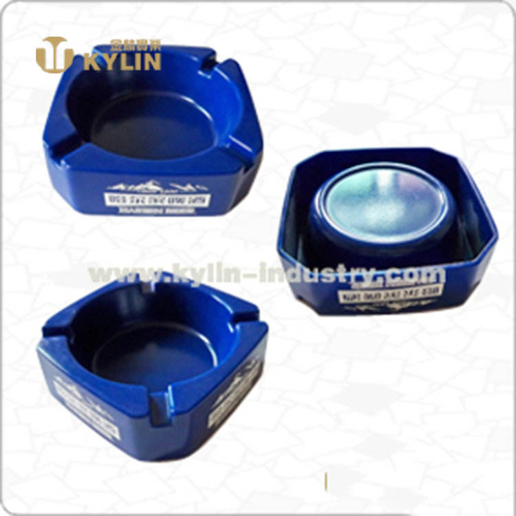Export Lightweight and Durable Black Low Price Plastic Promotional Ashtray