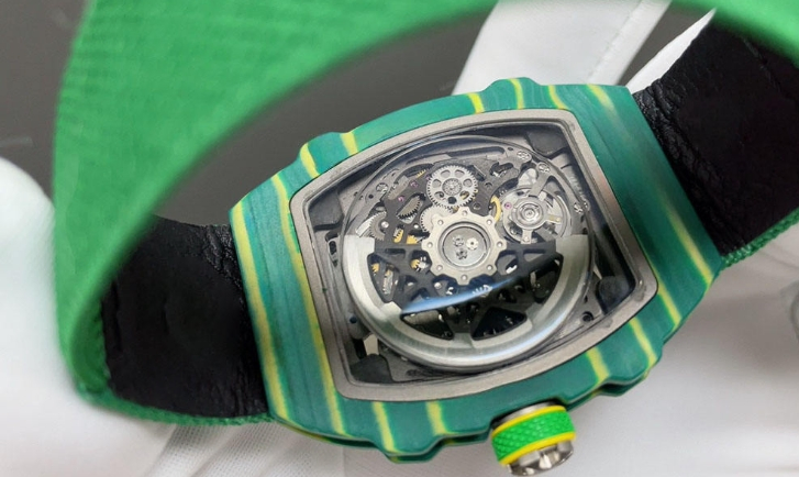 Wholesale Super Clone Carbon Fiber RM Watch 67-02 Ultra Thin Hollow out
