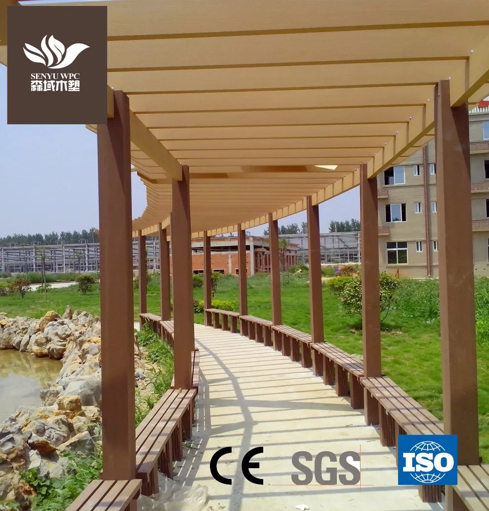 Customized WPC Outdoor Pergola