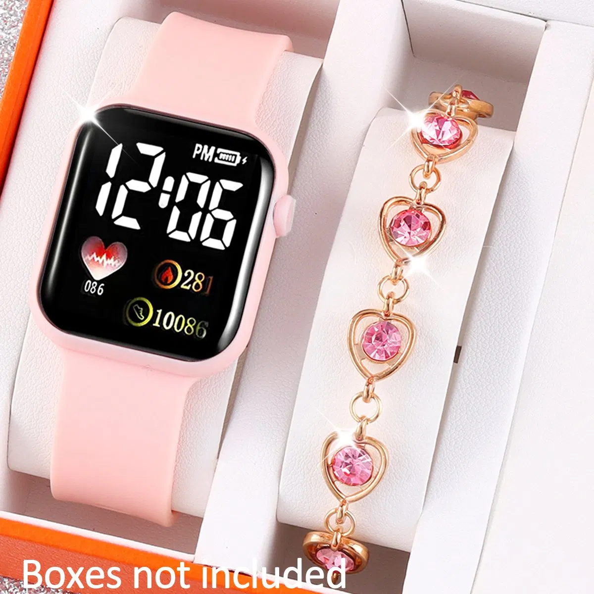 Watch Set Digital Watch Bracelet Child Cute