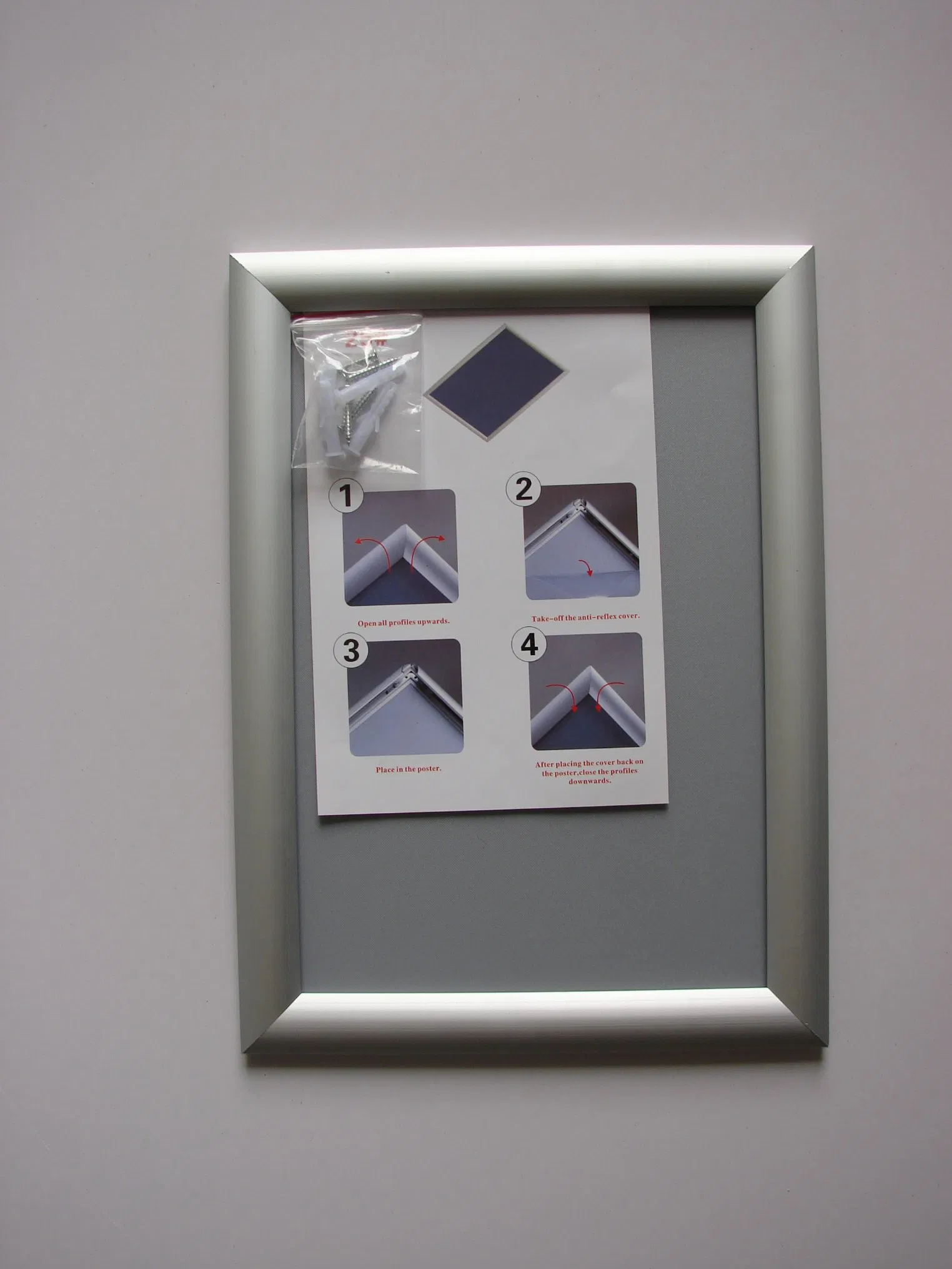 A1/A2/A3/A4 Aluminum Black Snap/Clip/Photo/Poster Frame