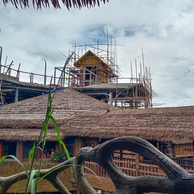 Excellent Weather Resistant Artificial Synthetic Palapa Thatch