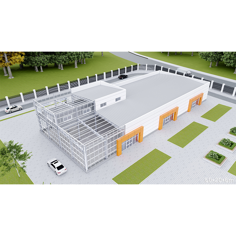 Prefabricated High Rise Steel Structure Frame Office Apartment Buildings