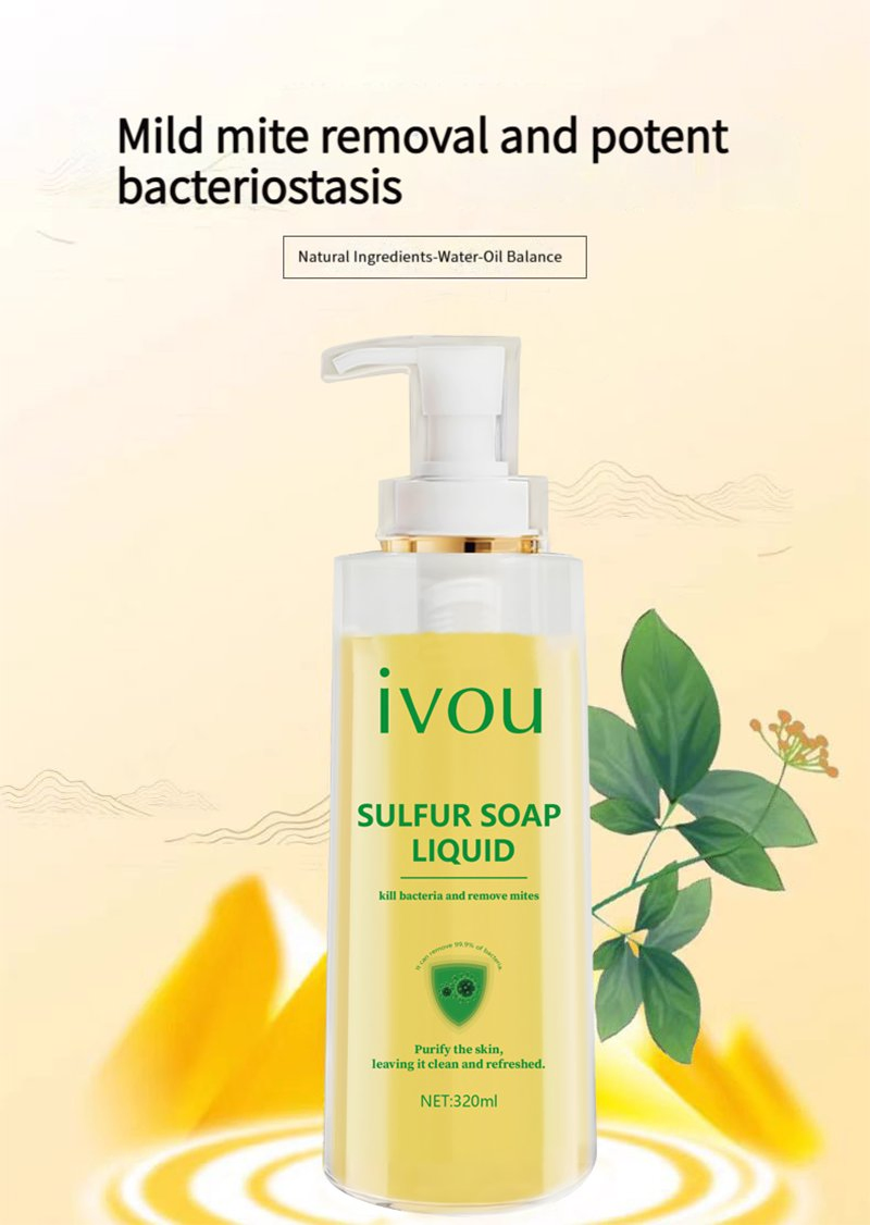 Oil Control Bactericidal Soap Liquid Body Care Sulfur Soap Liquid Mic Recommented