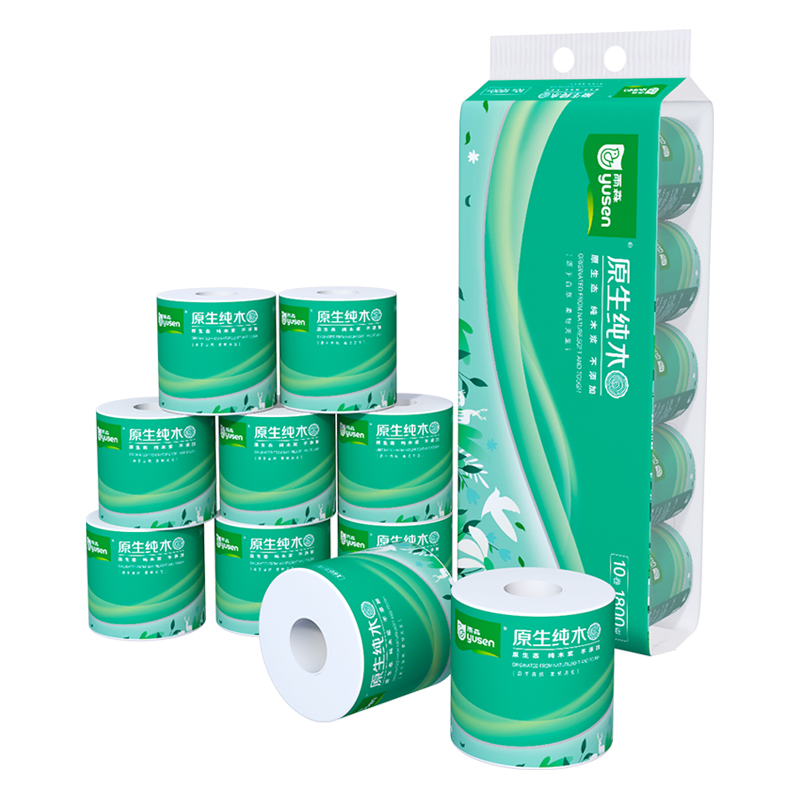 Wholesale Toilet Paper 2/3 Ply Roll Tissue Custom Wood Pulp Toilet Paper Manufacturer