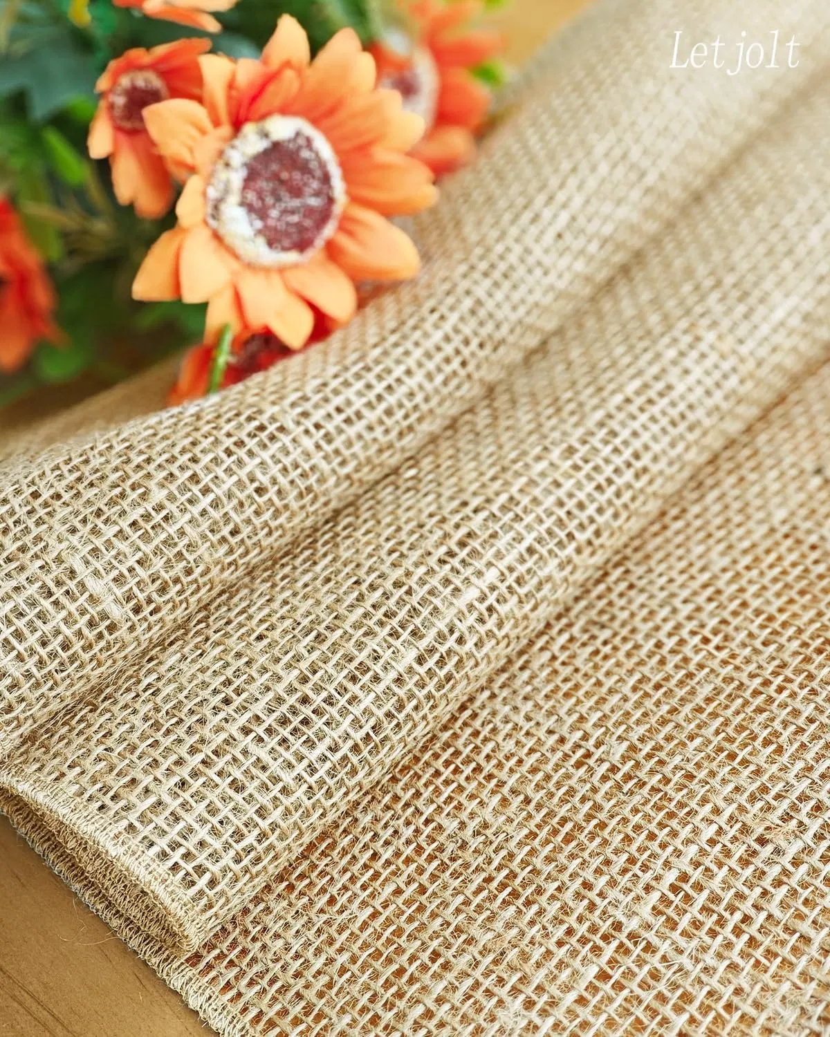 Burlap Table Runner 72 Inches Farmhouse Thanksgiving Table Runner Jute Table Runner Christmas Table Decor Jute Woven Fabric
