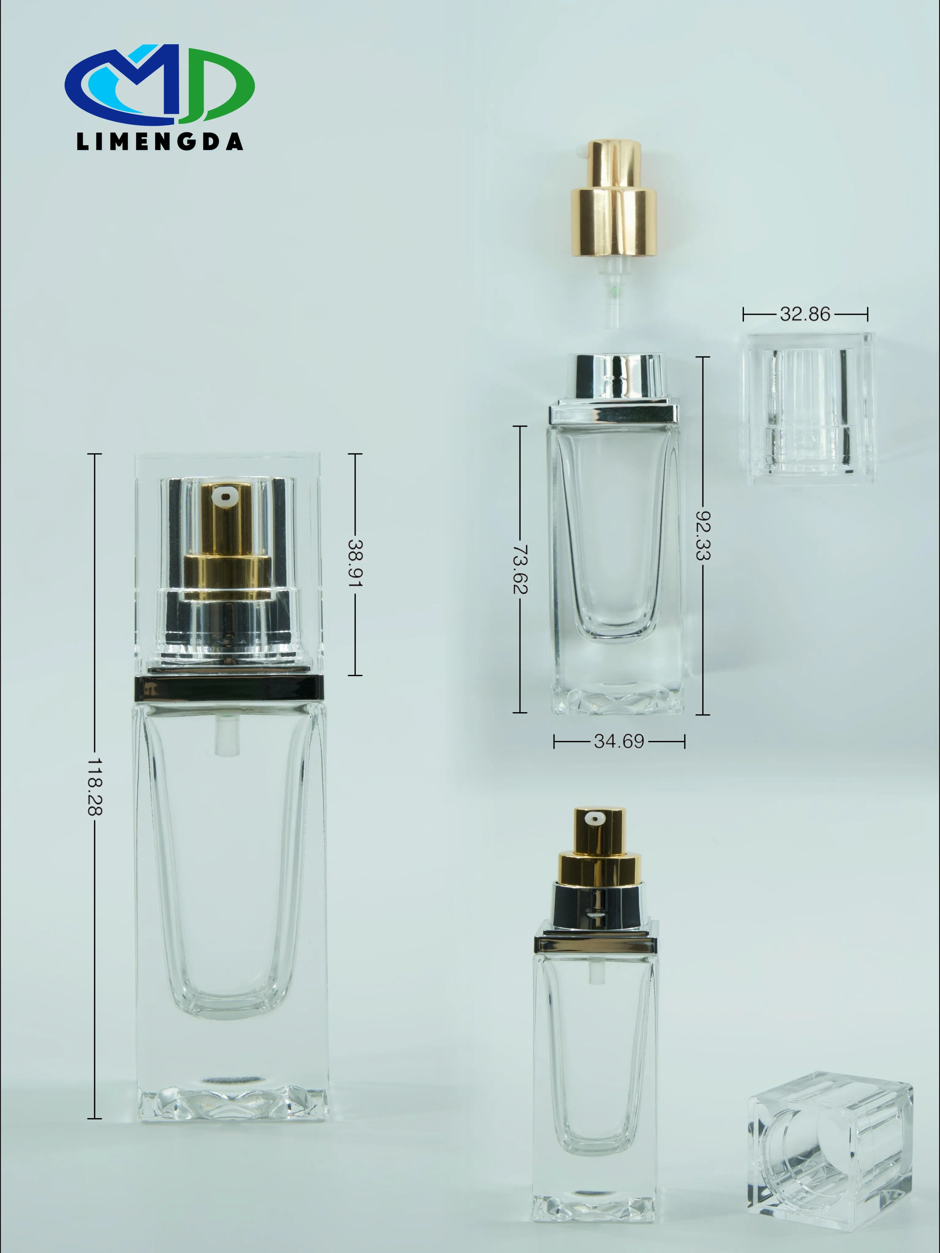 18 Plastic/Aluminum Lotion Pump Cream Pump for Foundation and Skincare Bottles