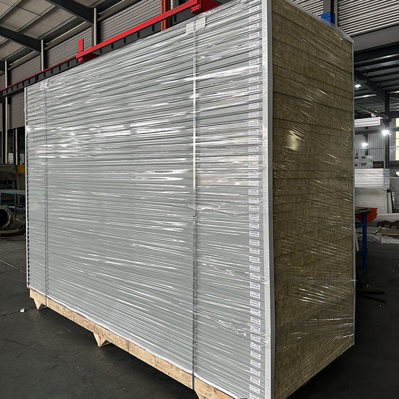 High Quality Thermal Insulation Fireproof EPS PU PIR Rock Wool Sandwich Panel