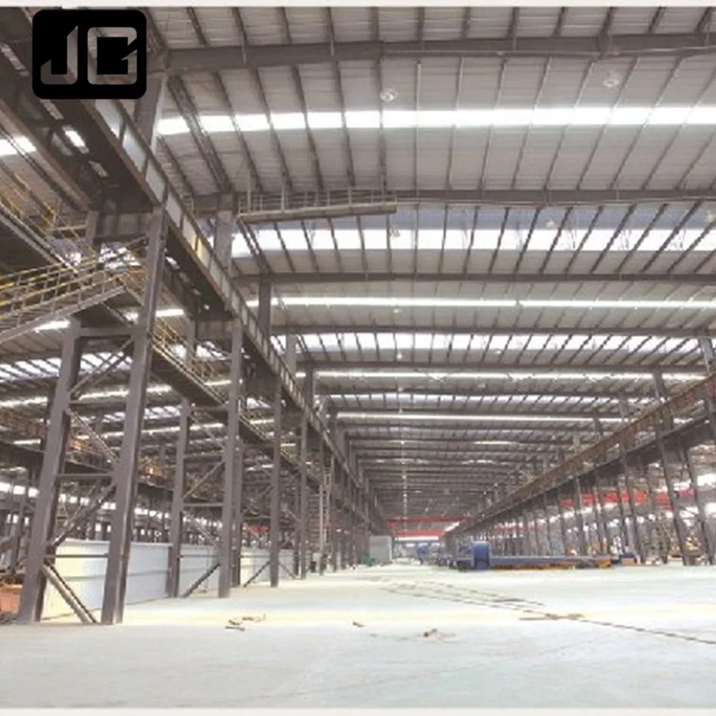 Fabrication Structure Galvanized Painted Welded Steel Beam Column Warehouse