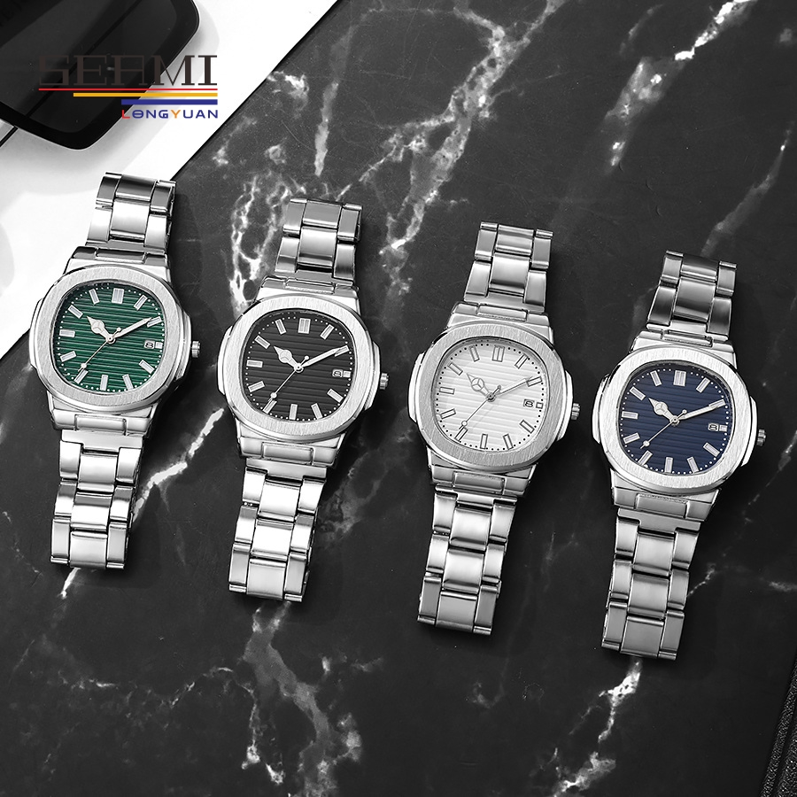 Classic Sporty Shiny Decorate Outfit Alloy Gift Watch for Daily Life