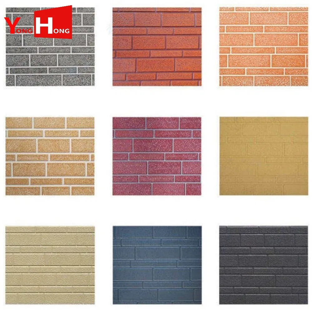 Aluminium Roofing Freezer Sandwich Insulated Wall Panel Panels with Decor