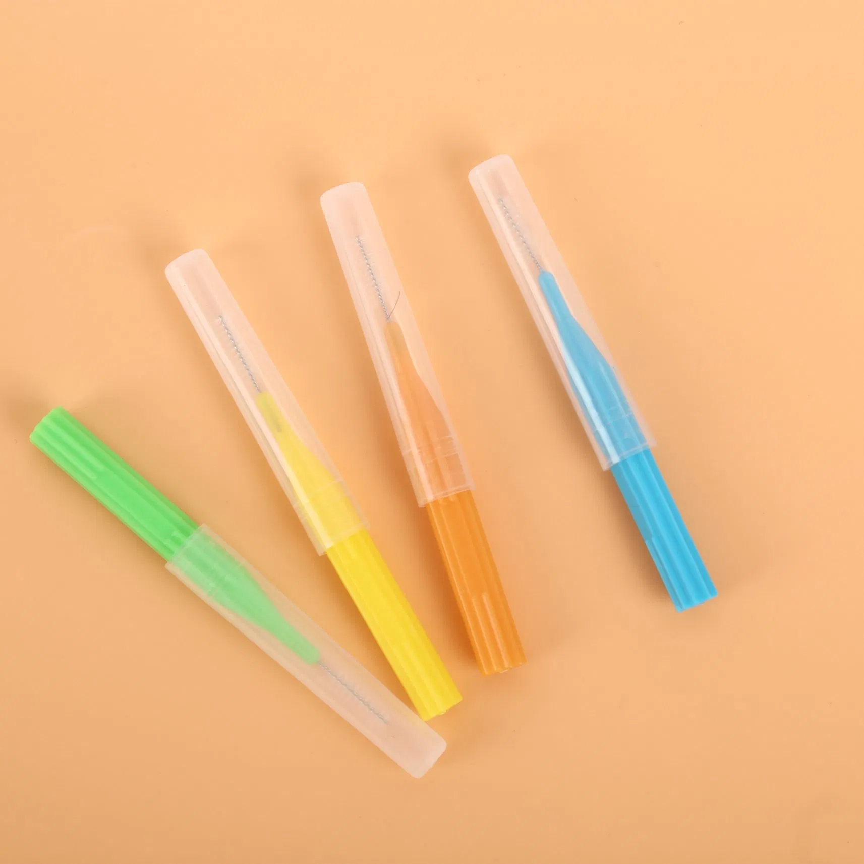 Disposable Interdental Toothpicks Brushes Ergonomic Fits Teeth Brushes Cleaning Dental Brush