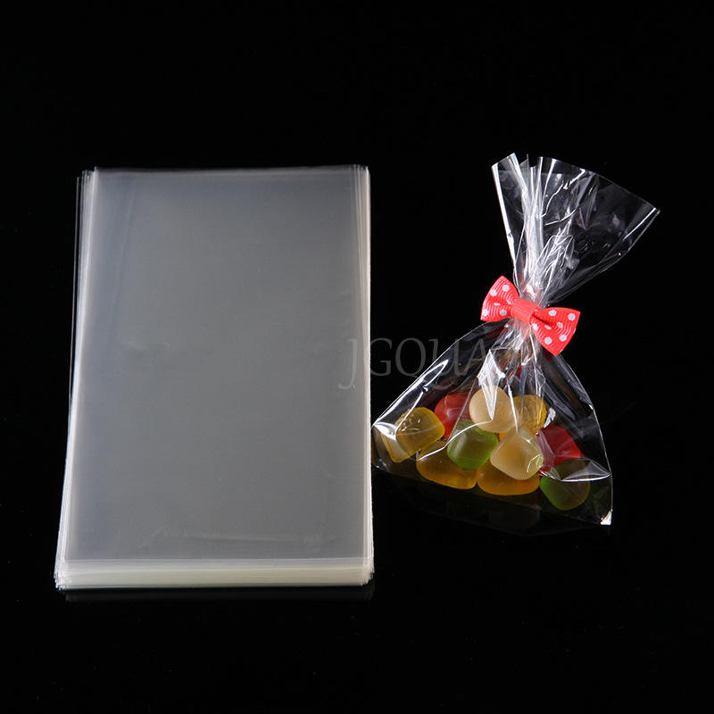 Wholesale Accept Custom Logo Printing Resealable Transparent Plastic Candy Bag