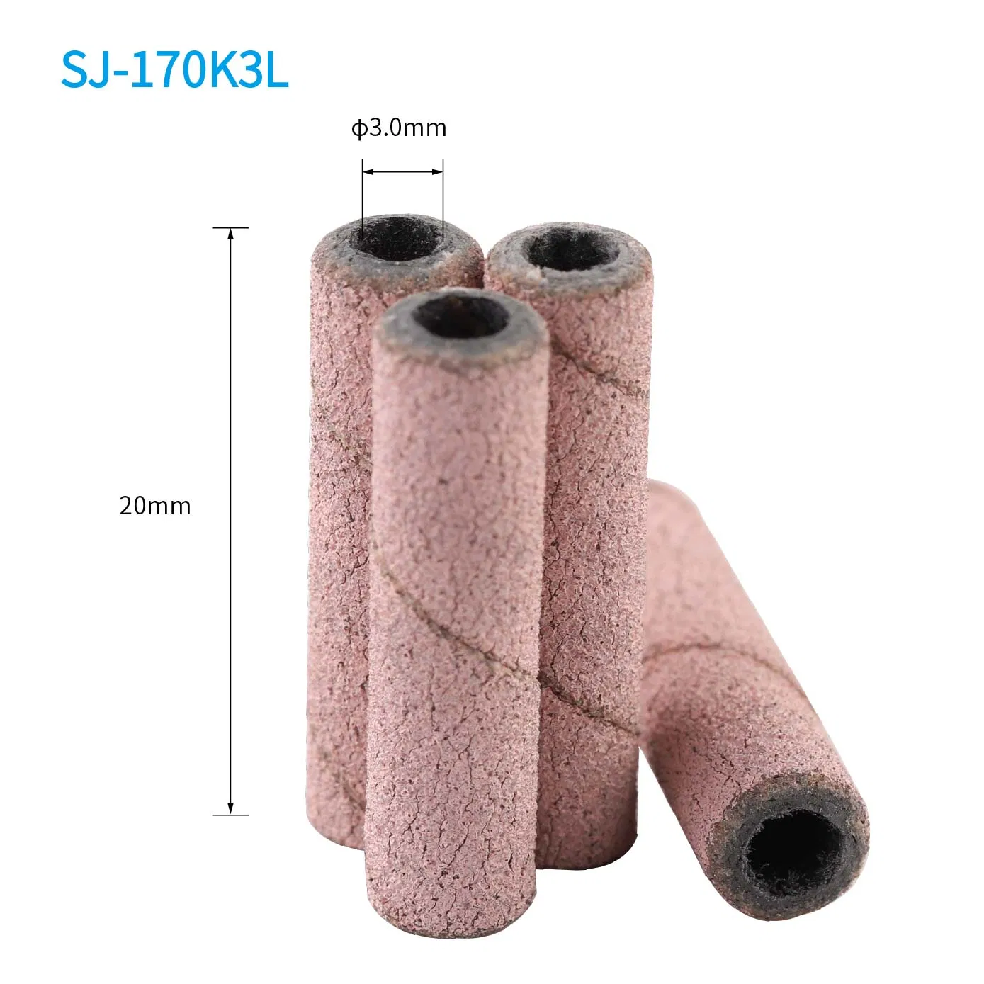 Pink Color 20mm Long Mini Type Nail Gel Removing Sanding Bands