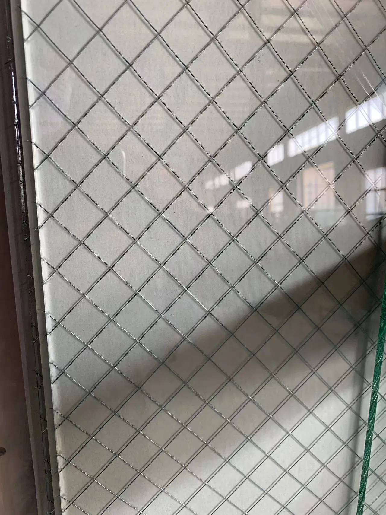 6.5mm Clear/Bronze Nashiji Wired Glass