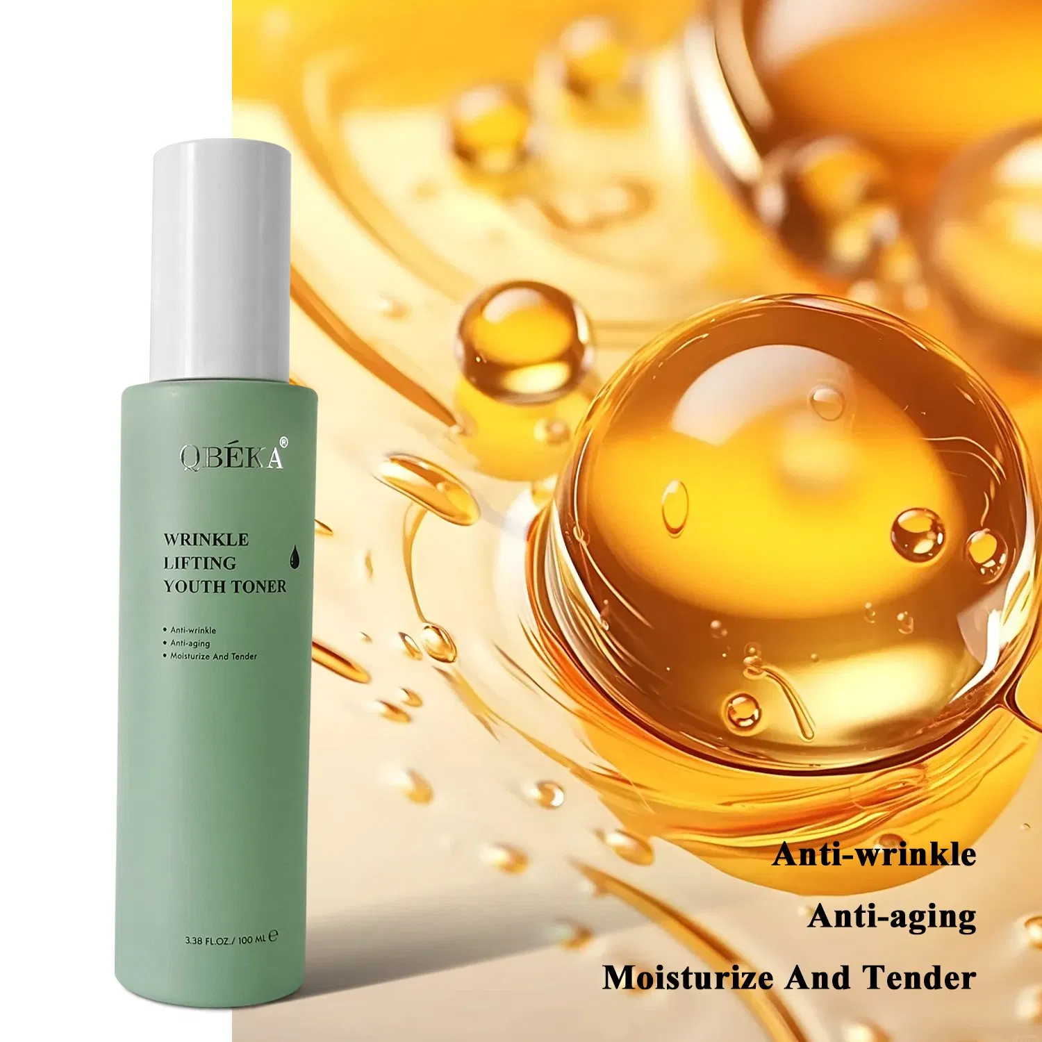 Qbeka Organic Plant Wrinkle Lifting Youth Toner