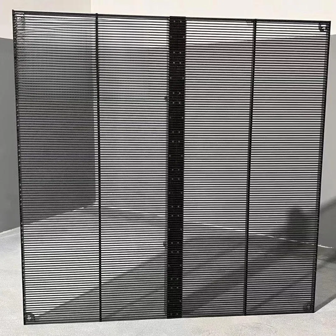 HD Indoor P3.91*7.82 Glass Window Transparent LED Display Screen for Mall Advertising