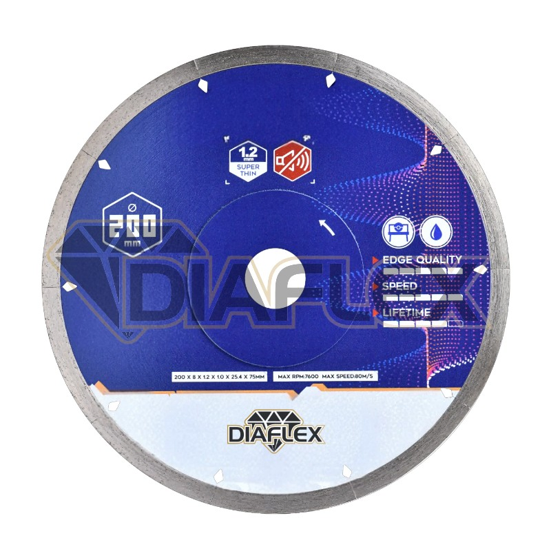 Diaflex Silencer Diamond Saw Blade with Custom Color Choices