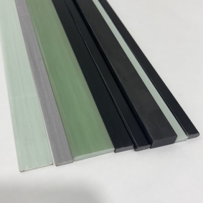Customized Color Glass Fiber / GRP / FRP Fibreglass Extruded Pultrusion Flat Strip Factory Supplier
