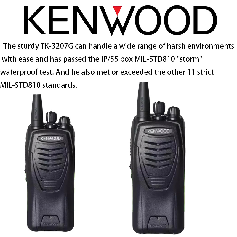 Портативная рация Kenwood TK3207G для стройки и туризма