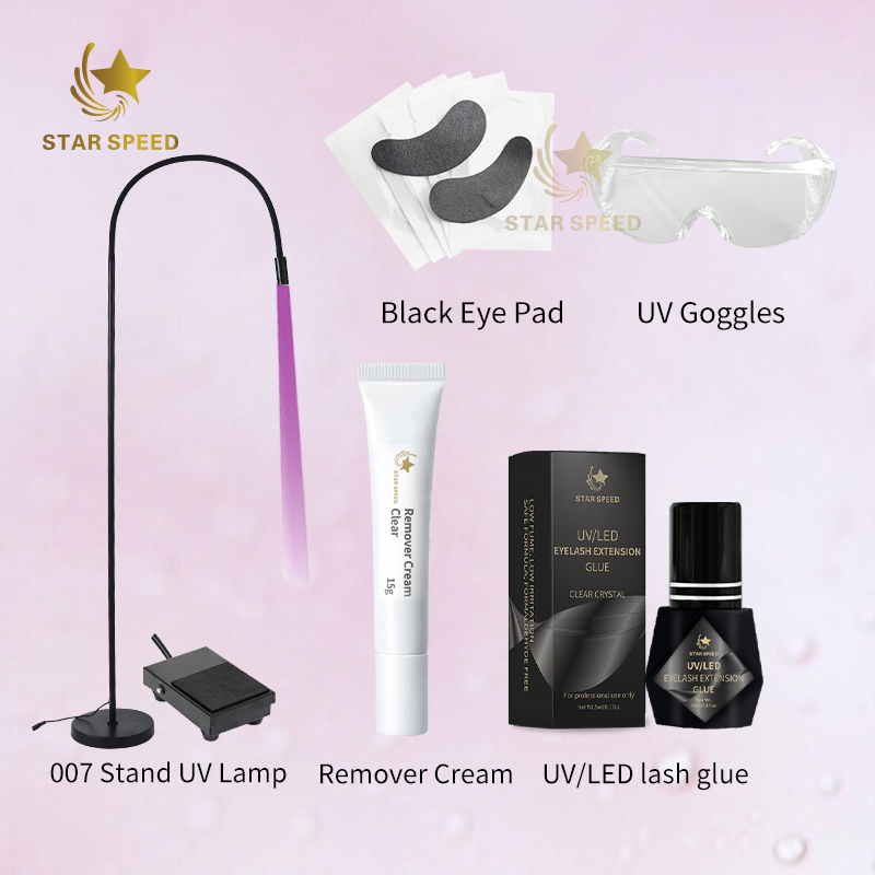 2023 Factory Wholesale UV LED Eyelash Lamp Kit